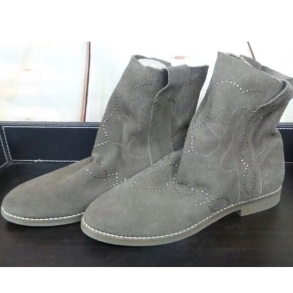 Yellow Box Boots Booties Size 8 Light Brown - Picture 8 of 9